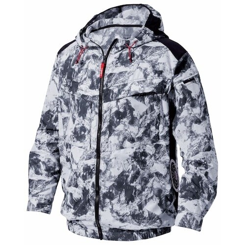 快適ウェア サイドファン長袖フードジャケット L