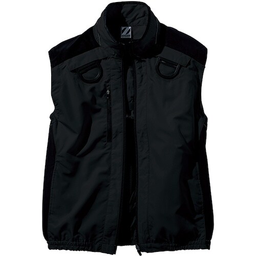 自重堂 空調服ベスト ブラツク LL