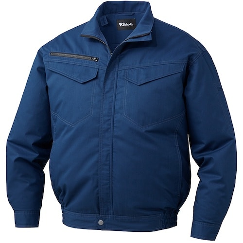 自重堂 空調服長袖ブルゾン ネ−ビ− L