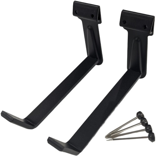 福井金属工芸 B.S壁用額受 80mm 黒 233