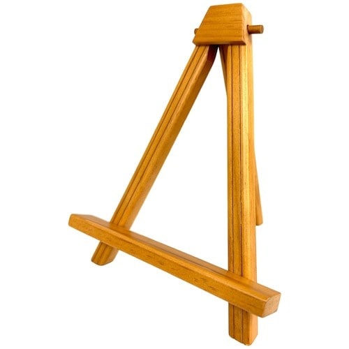 福井金属工芸 木製卓上イーゼル M チーク 658