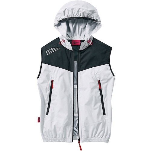 自重堂 空調服ベスト シルバ− LL