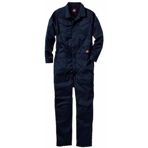 快適ウェア 難燃ツナギ S ネイビー