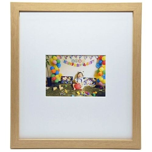 キング 写真も飾れる色紙額 ナチュラル