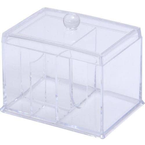 不二貿易 PSコスメ収納 コットン・綿棒ケース