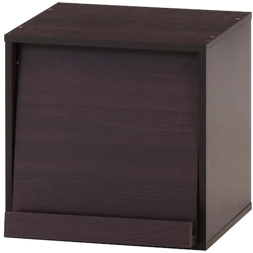 不二貿易 キューブボックス フラップ扉 BR