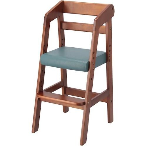 不二貿易 木製ベビーチェアー ミディアムブラウン