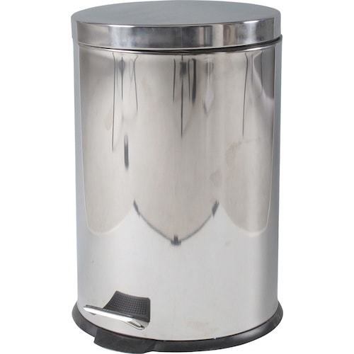 不二貿易 ステンレス ラウンドペダルペール 20L