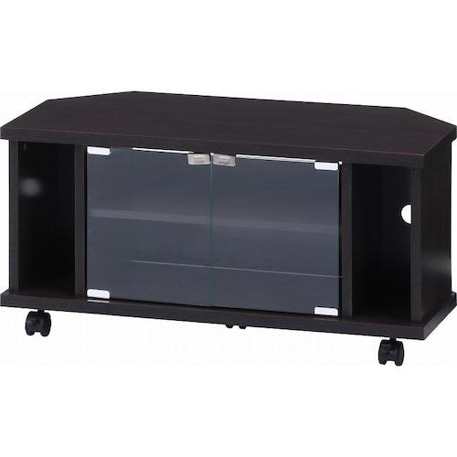 不二貿易 コーナーTVボード ブラウン