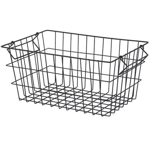 不二貿易 キッチンワゴン バスケット3段 ホワイト