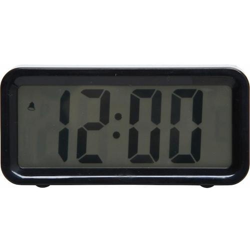 不二貿易 置時計デジタル ブロック BK
