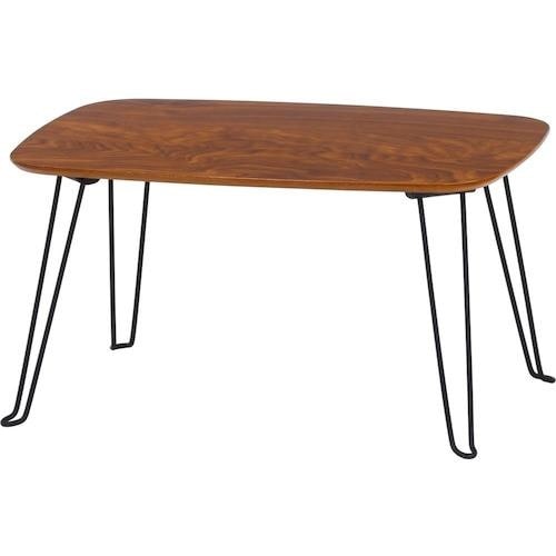 不二貿易 折れ脚ローテーブル トロン 6040MB