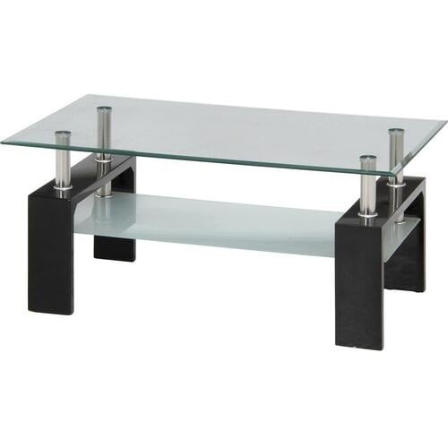 不二貿易 センターテーブル フォーカス ブラック