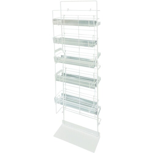 DAIDOHANT エンドサイド什器 白 5段 ネ