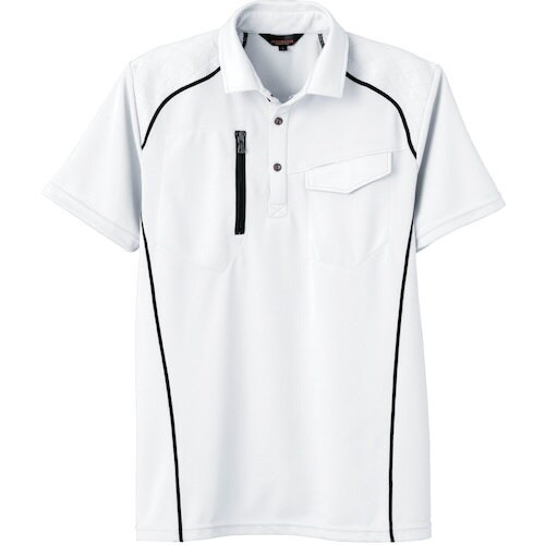 桑和 50587 半袖ポロシャツ(胸ポケット付き)