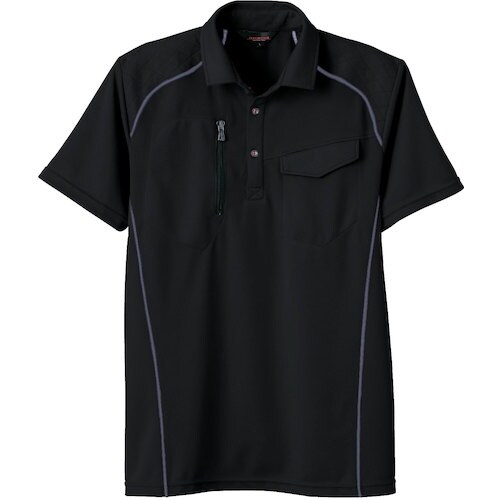 桑和 50587 半袖ポロシャツ(胸ポケット付き)