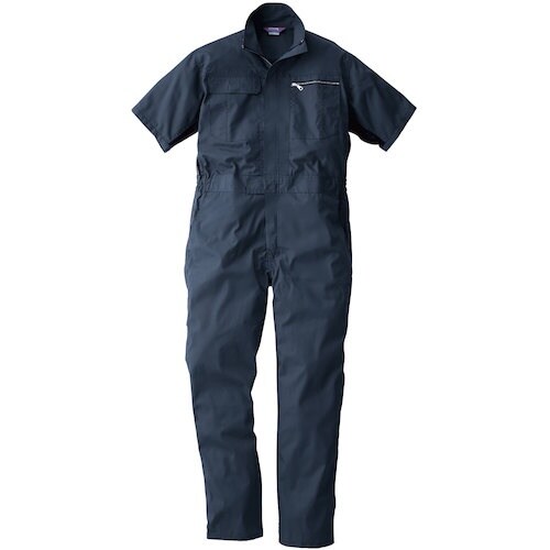 桑和 39017 半袖つなぎ ネイビー L