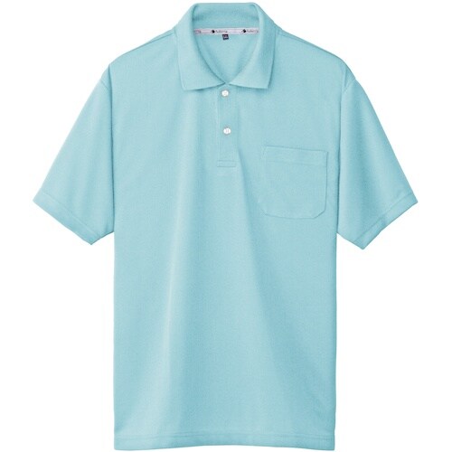 桑和 50547 半袖ポロシャツ(胸ポケット付き)