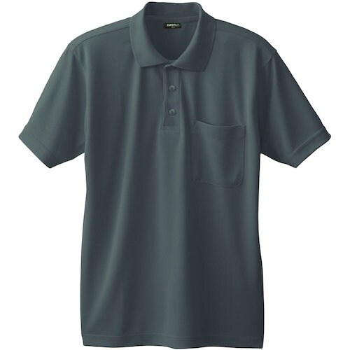 桑和 50397 半袖ポロシャツ(胸ポケット付き)