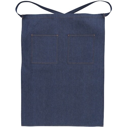 桑和 10020 エプロン(腰巻き) ブルー フリ