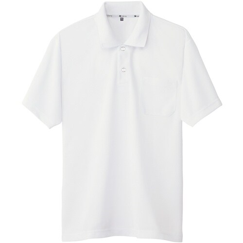 桑和 50547 半袖ポロシャツ(胸ポケット付き)