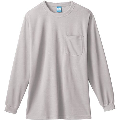 桑和 50122 長袖Tシャツ(胸ポケット付き)