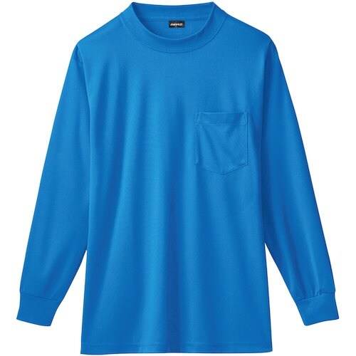 桑和 50388 長袖ローネックシャツ(胸ポケット