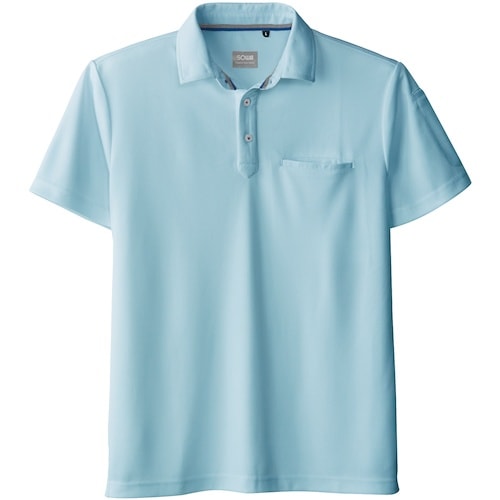 桑和 50727 半袖ポロシャツ(胸ポケット付き)