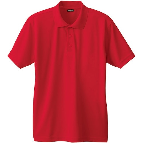 桑和 50396 半袖ポロシャツ レッド 6L