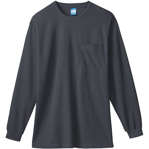 桑和 50122 長袖Tシャツ(胸ポケット付き)