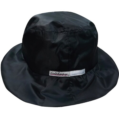 トオケミ 透湿レインハット 372 ブラック