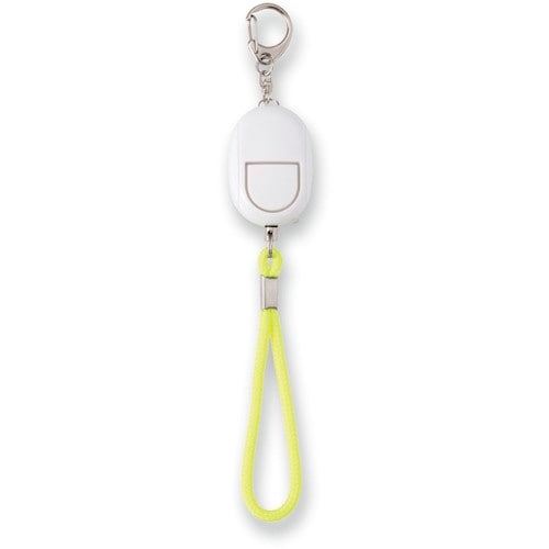 ASKA 防犯ブザーLEDライトつき ホワイト