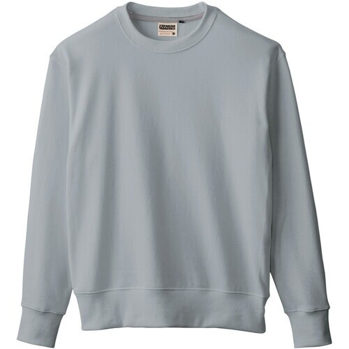 桑和 50009 長袖トレーナー 杢グレー 4L