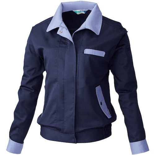 桑和 VA414 レディース長袖ブルゾン ネイビー