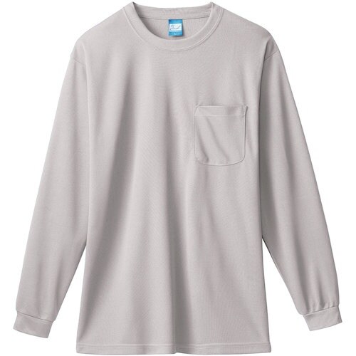 桑和 50122 長袖Tシャツ(胸ポケット付き)