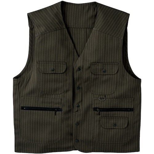 桑和 64016 ベスト ダークブラウン L