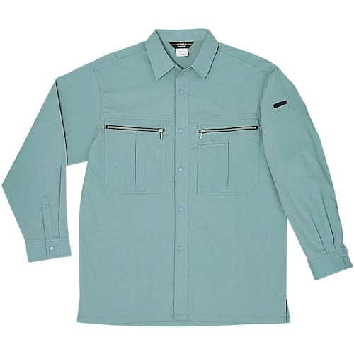 桑和 275 長袖シャツ ミストグリーン 3L
