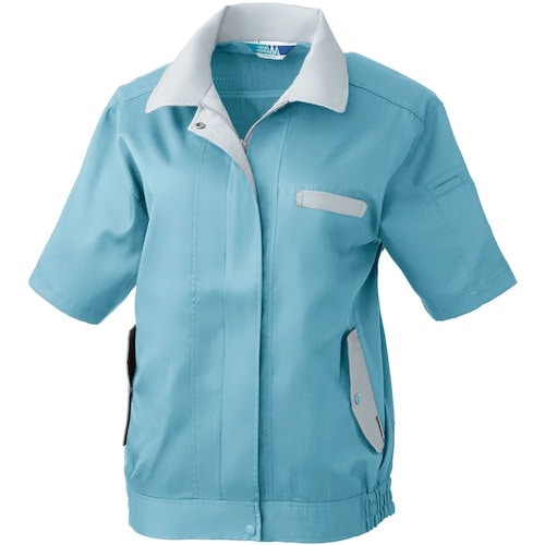 桑和 VA412 レディース半袖ブルゾン パウダー