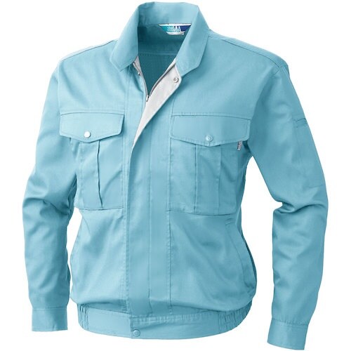 桑和 VA413 長袖ブルゾン パウダーブルー 3