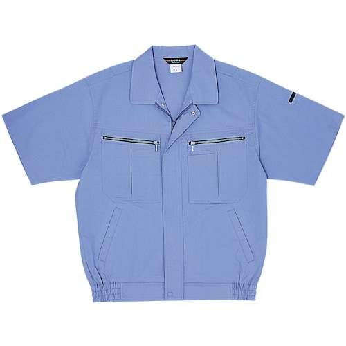 桑和 271 半袖ブルゾン パープルブルー 3L