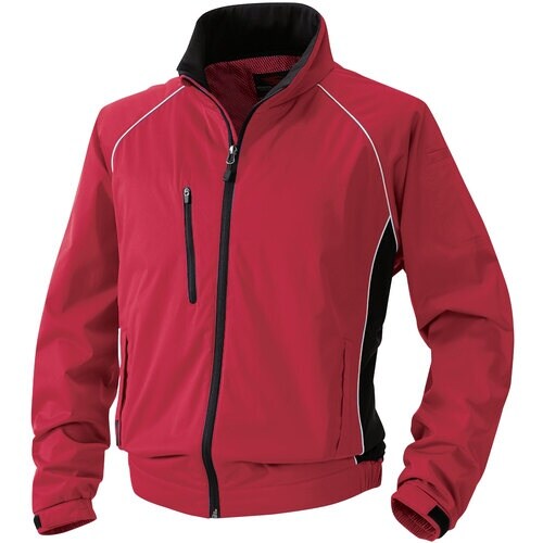 桑和 3400 防風カラーブルゾン レッド LL