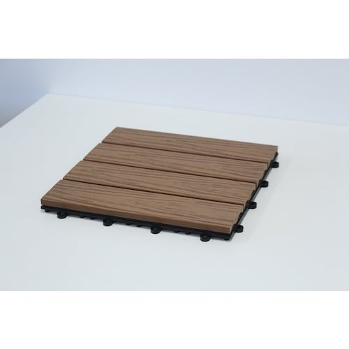 TASSCOM WPCデッキパネル 9枚組 ブラウ