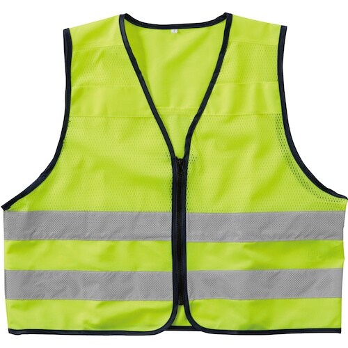 桑和 80003 メッシュベスト 蛍光イエロー F