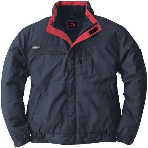 桑和 3403 防寒ブルゾン ネイビー 4L