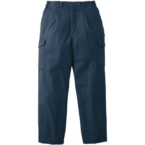 桑和 3008 ワンタック脇ゴム入り防寒ズボン ネ