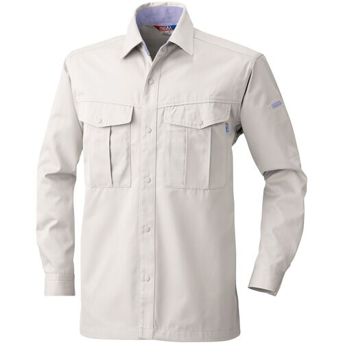 桑和 4115 長袖シャツ ローズウッド L