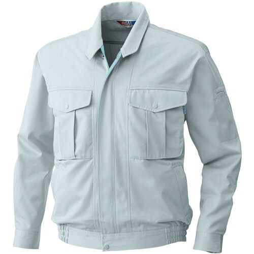 桑和 4113 長袖ブルゾン シルバーグレー 3L