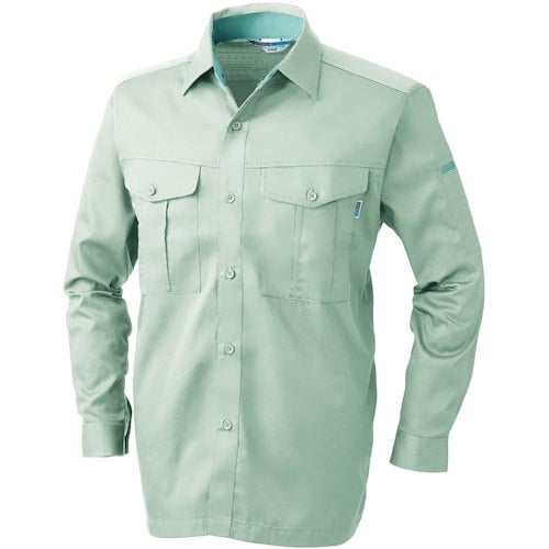 桑和 EC425 長袖シャツ モスグリーン L