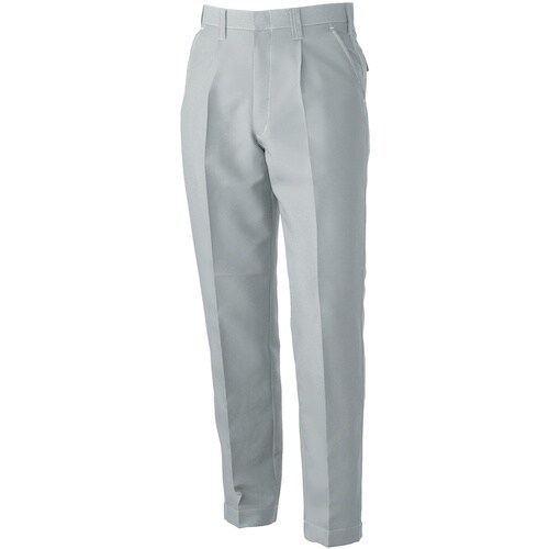 桑和 979 ワンタックスラックス グレー 130