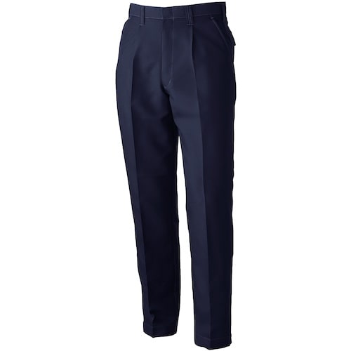 桑和 979 ワンタックスラックス ネイビー 70